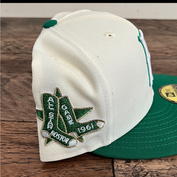 NEW ERA BOSTON RED SOX ALL STAR GAME 1961 COLOR FLIP CREAM EDITION 59FIFTY HAT - Picture 3 of 14